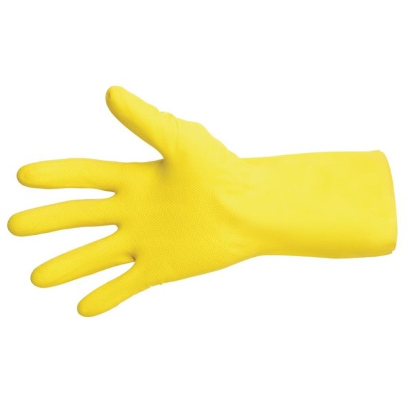 MAPA Vital 124 Flüssigkeitsfeste leichte Hausmeisterhandschuhe Gelb Groß