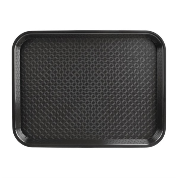 Olympia Kristallon Fast-Food-Tablett schwarz 41,5 x 30,5cm