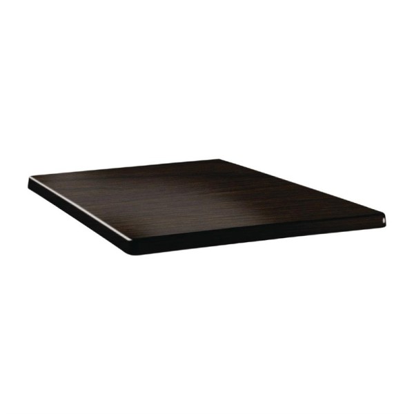 Topalit Classic Line quadratische Tischplatte Wenge 70cm