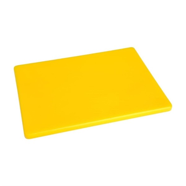 Hygiplas LDPE Schneidebrett gelb 30,5x22,9x1,2cm