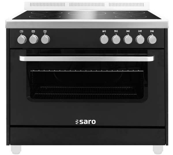 SARO Induktionsherd +Elektrobackofen Modell TS95IND61N schwarz