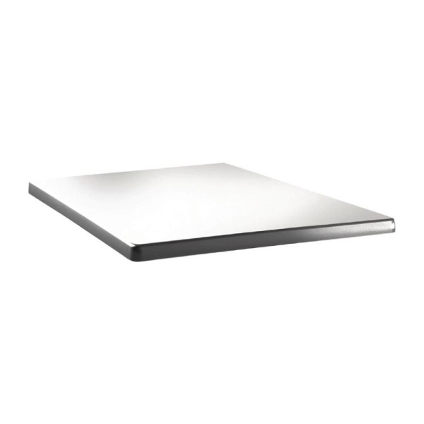 Topalit Classic Line quadratische Tischplatte weiß 80cm